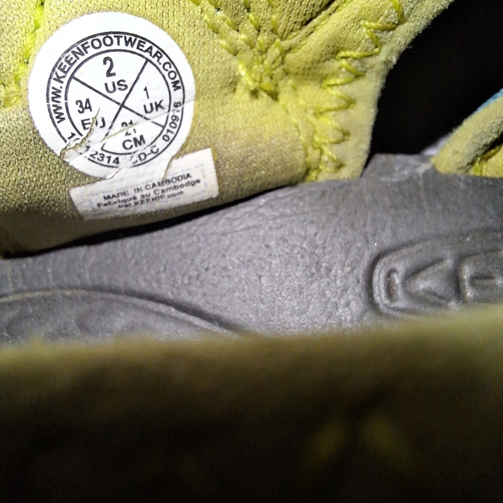 KEEN Newport H2 Kids Sz 2 Carribean Sea Sandal Hiking,Play, Waterproof - Picture 5 of 7